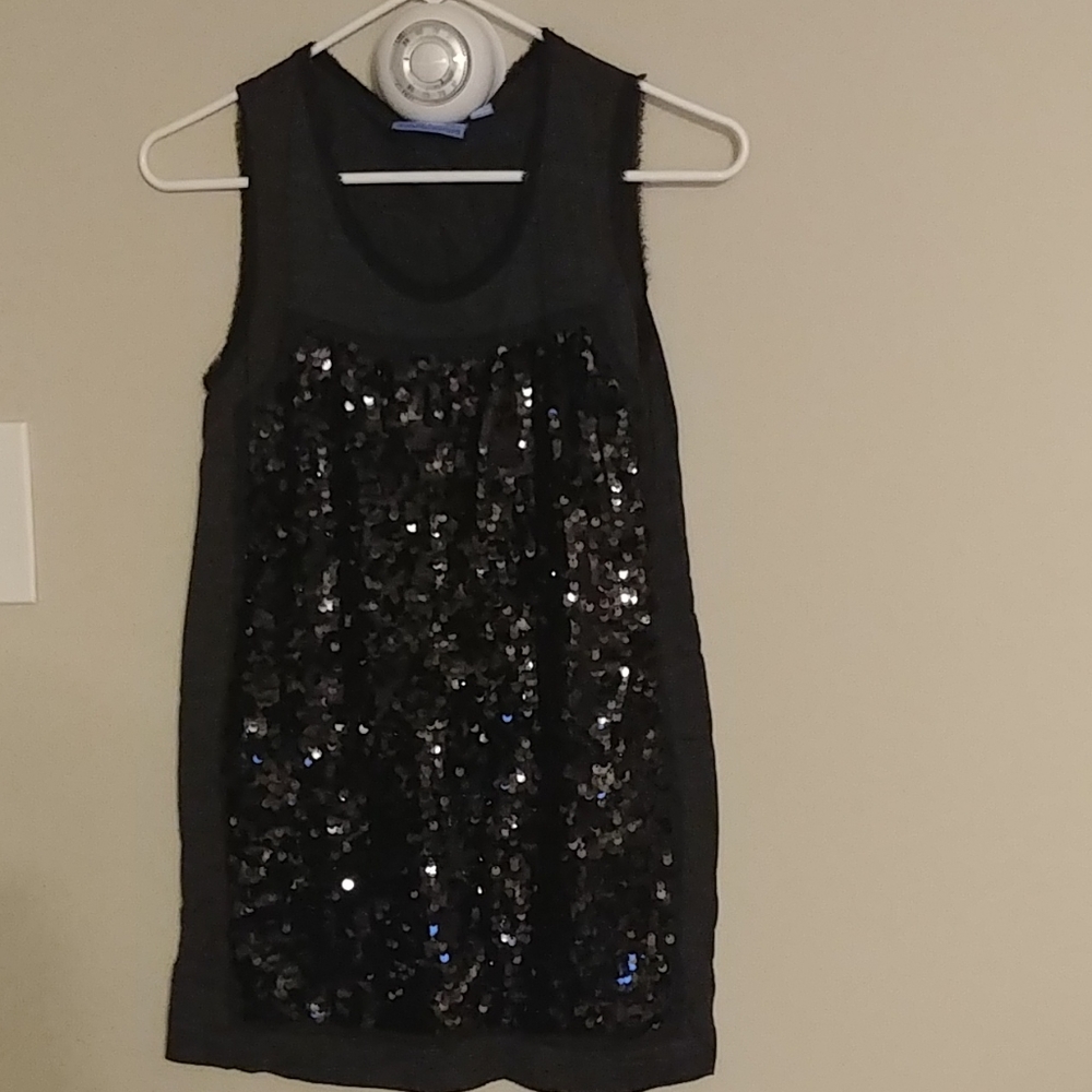 Simply vera sequin tunic tank